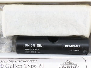 HO Scale PROTO 2000 Kit UOCX Union Oil Company 8,000 Gallon Tank Car #8022