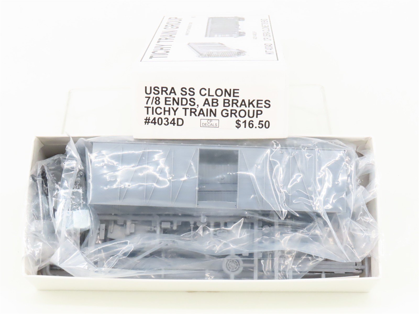 HO Scale Tichy Train Group Kit #4034D Undecorated USRA SS Clone Box Car