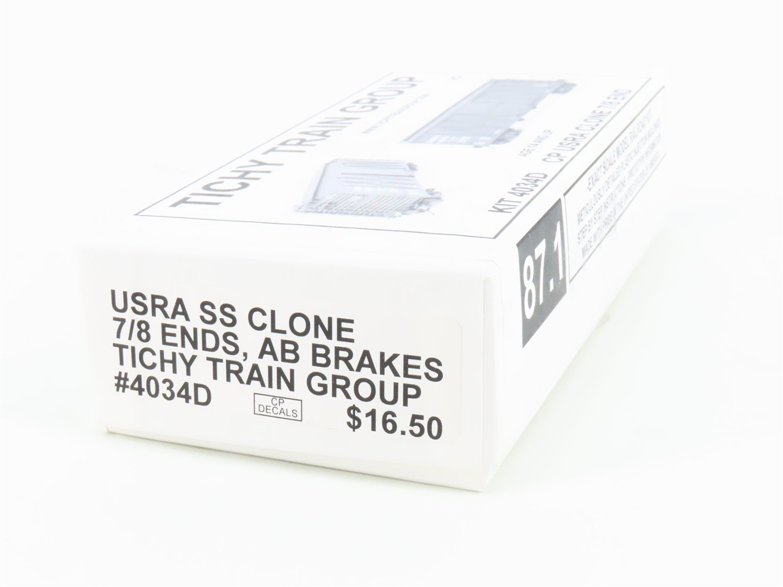 HO Scale Tichy Train Group Kit #4034D Undecorated USRA SS Clone Box Car