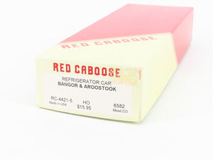 HO Scale Red Caboose Kit RC-4421-5 BAR Bangor & Aroostook Reefer #6582