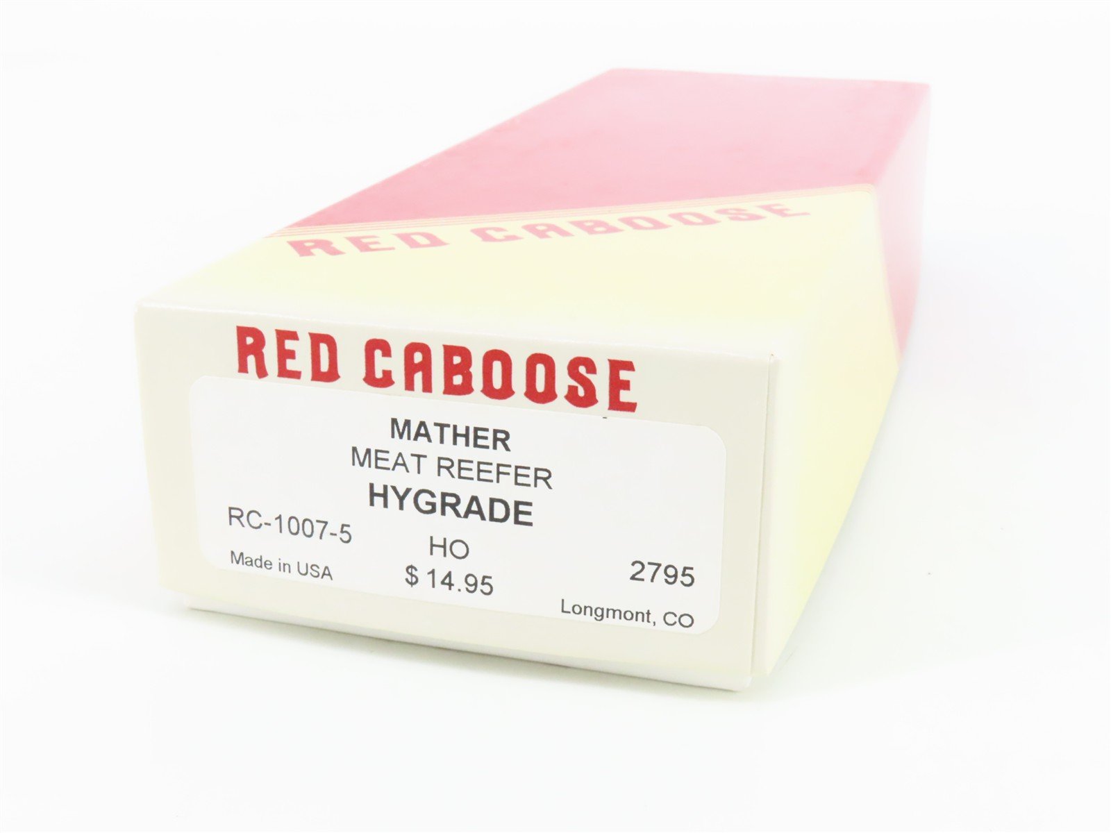 HO Scale Red Caboose Kit RC-1007-5 HFPX Hygrade Food Products Meat Reefer #2795