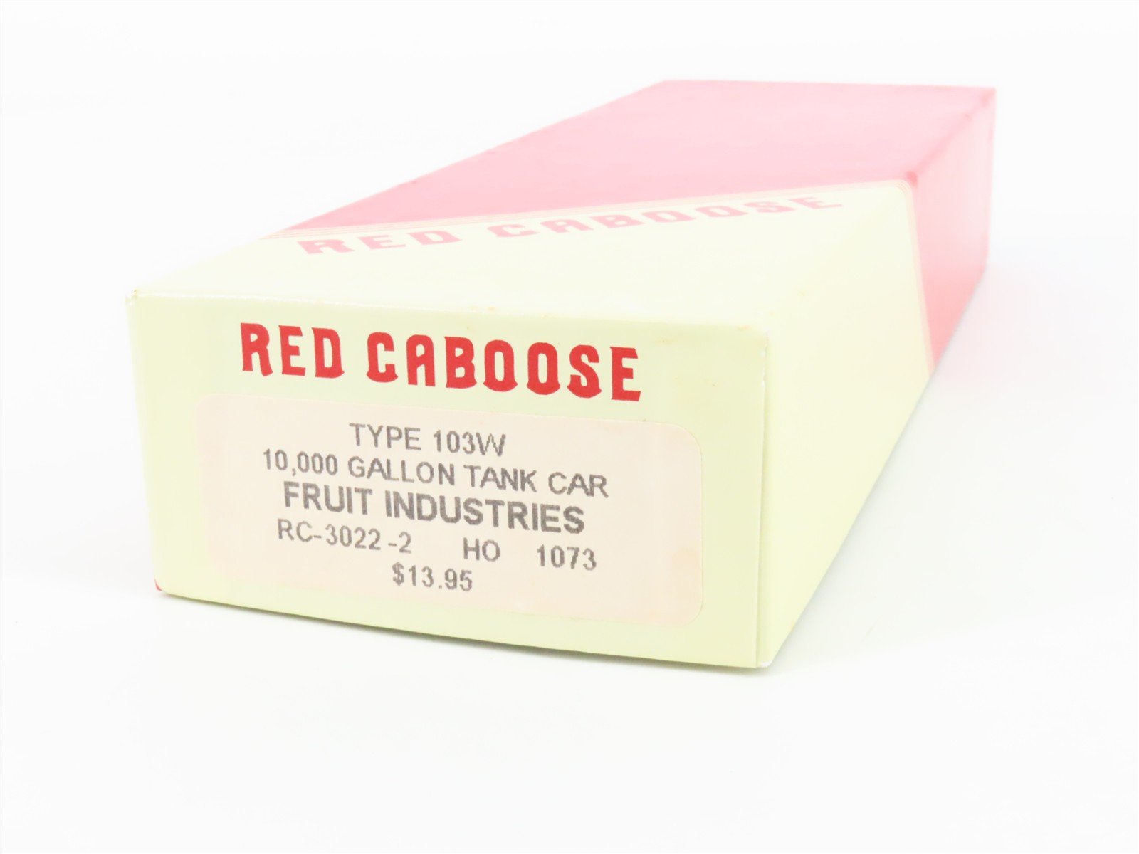 HO Scale Red Caboose Kit RC-3022-2 CDLX Fruit Industries Tank Car #1073