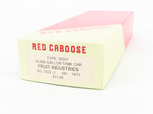 HO Scale Red Caboose Kit RC-3022-2 CDLX Fruit Industries Tank Car #1073