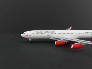 1:400 Sky Club 98-002 Die-Cast Virgin Atlantic Airbus A340-311 Aircraft G-VBUS