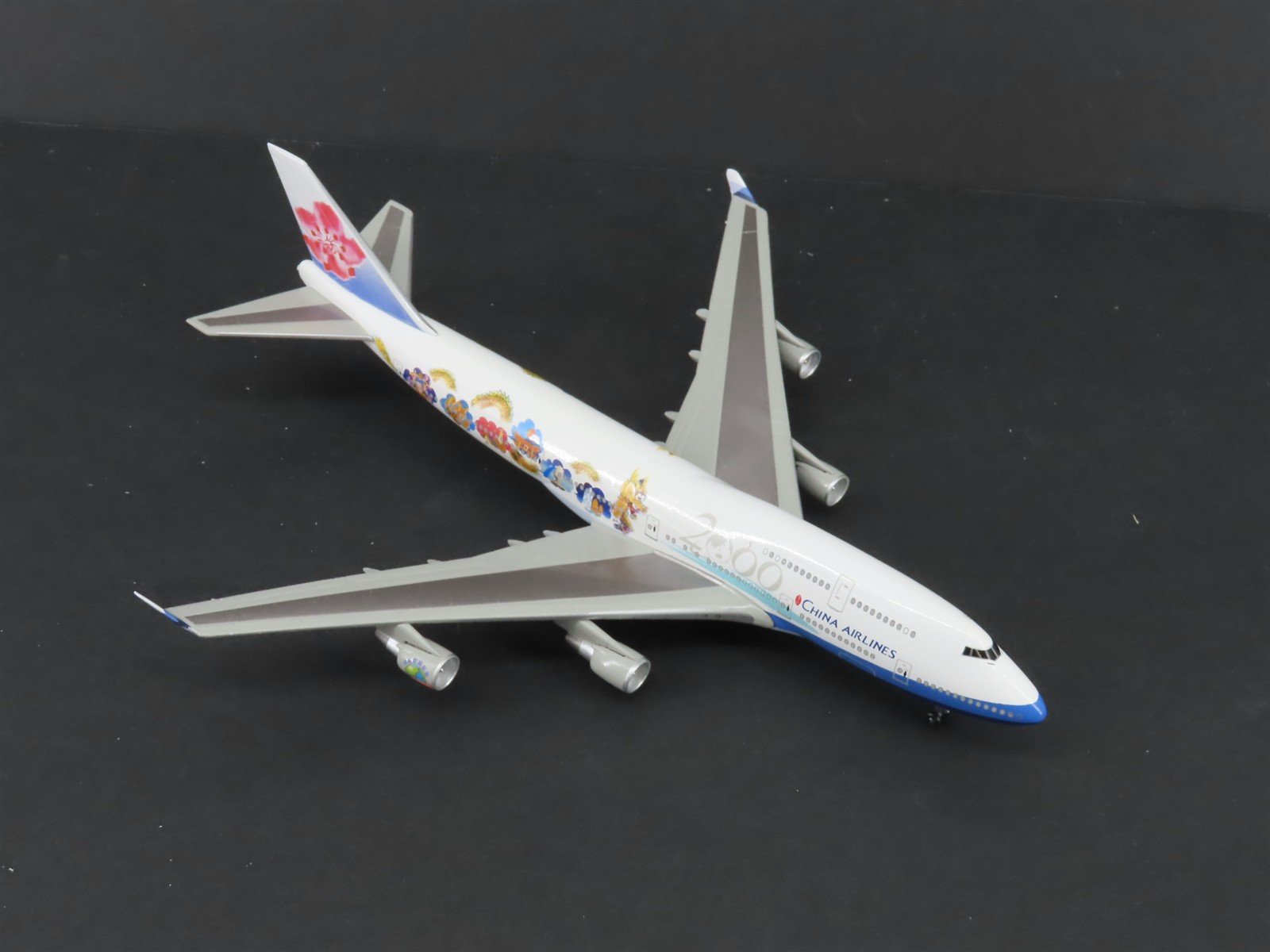 1:400 Dragon Wings Die-Cast China Airlines Millennium Dragon Boeing 747 Aircraft