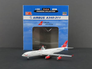 1:400 Hasegawa 61402 Die-Cast Virgin Atlantic Airbus A340-311 Aircraft G-VAIR