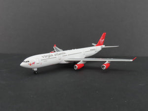 1:400 Hasegawa 61402 Die-Cast Virgin Atlantic Airbus A340-311 Aircraft G-VAIR