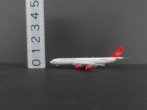1:400 Hasegawa 61402 Die-Cast Virgin Atlantic Airbus A340-311 Aircraft G-VAIR