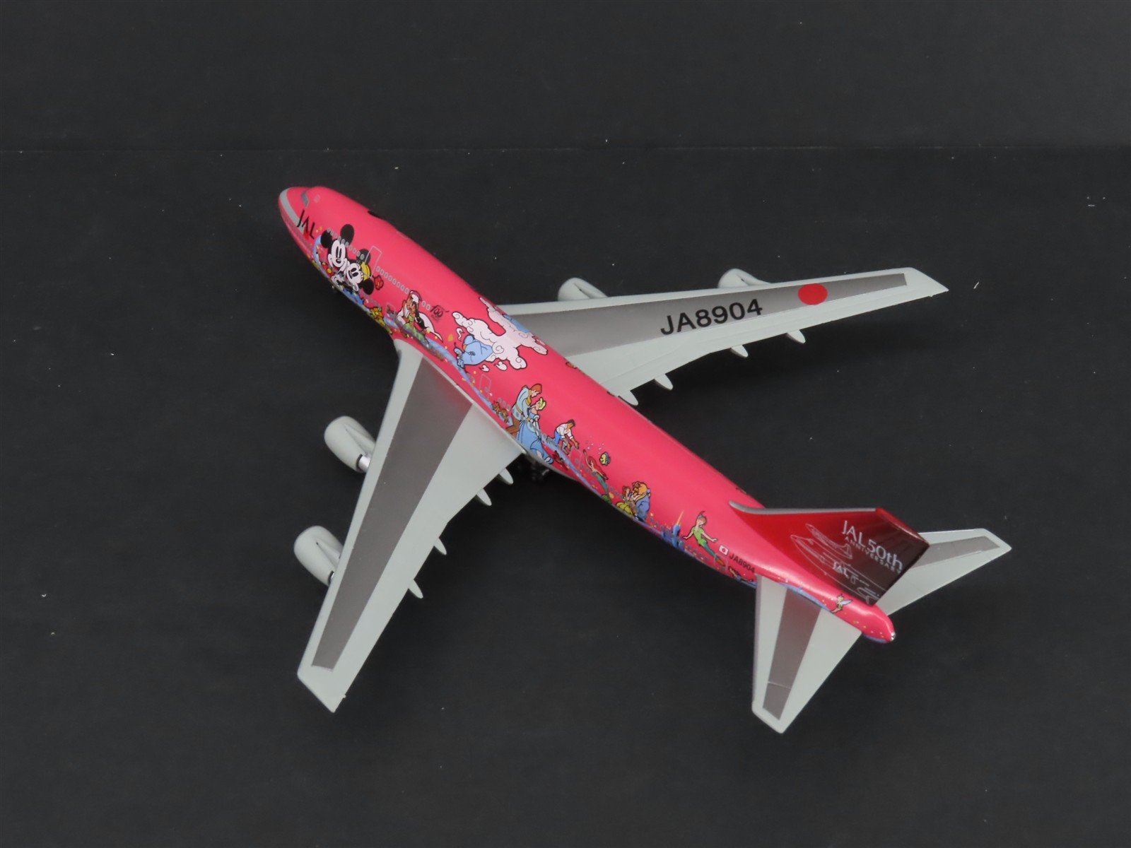 1:400 Scale TOMY Die-Cast JAL Dream Express Boeing 747 Aircraft JA8904 w/ Stand