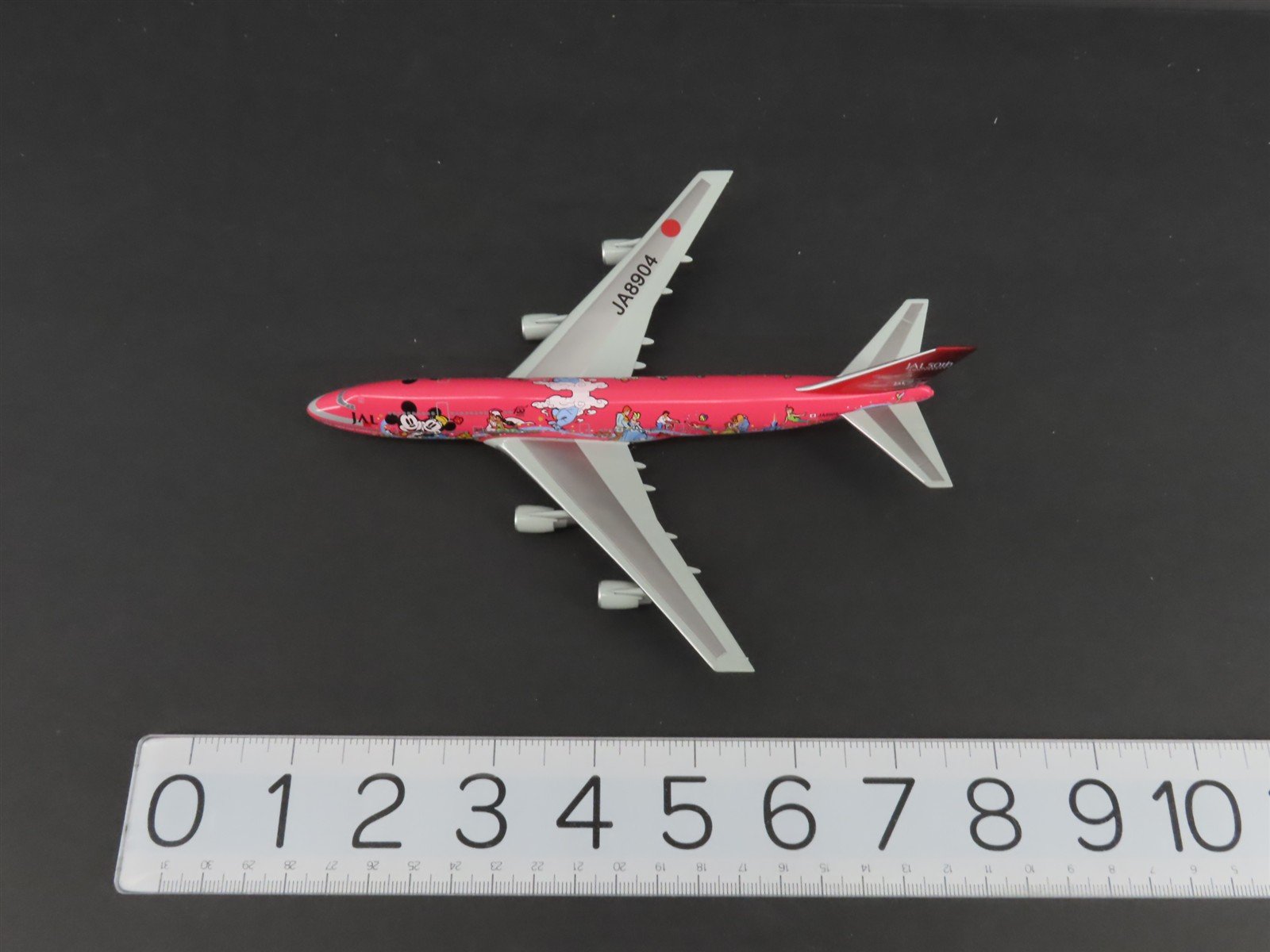1:400 Scale TOMY Die-Cast JAL Dream Express Boeing 747 Aircraft JA8904 w/ Stand