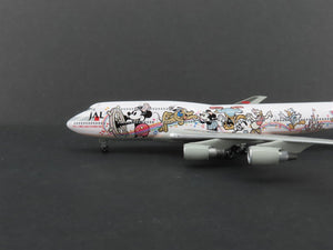 1:400 Scale TOMY Die-Cast JAL Dream Express Boeing 747 Aircraft JA8908 w/ Stand