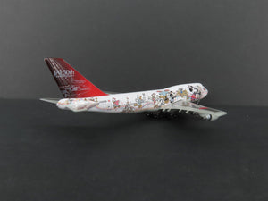 1:400 Scale TOMY Die-Cast JAL Dream Express Boeing 747 Aircraft JA8908 w/ Stand