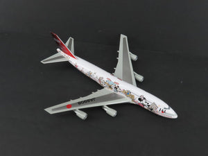 1:400 Scale TOMY Die-Cast JAL Dream Express Boeing 747 Aircraft JA8908 w/ Stand