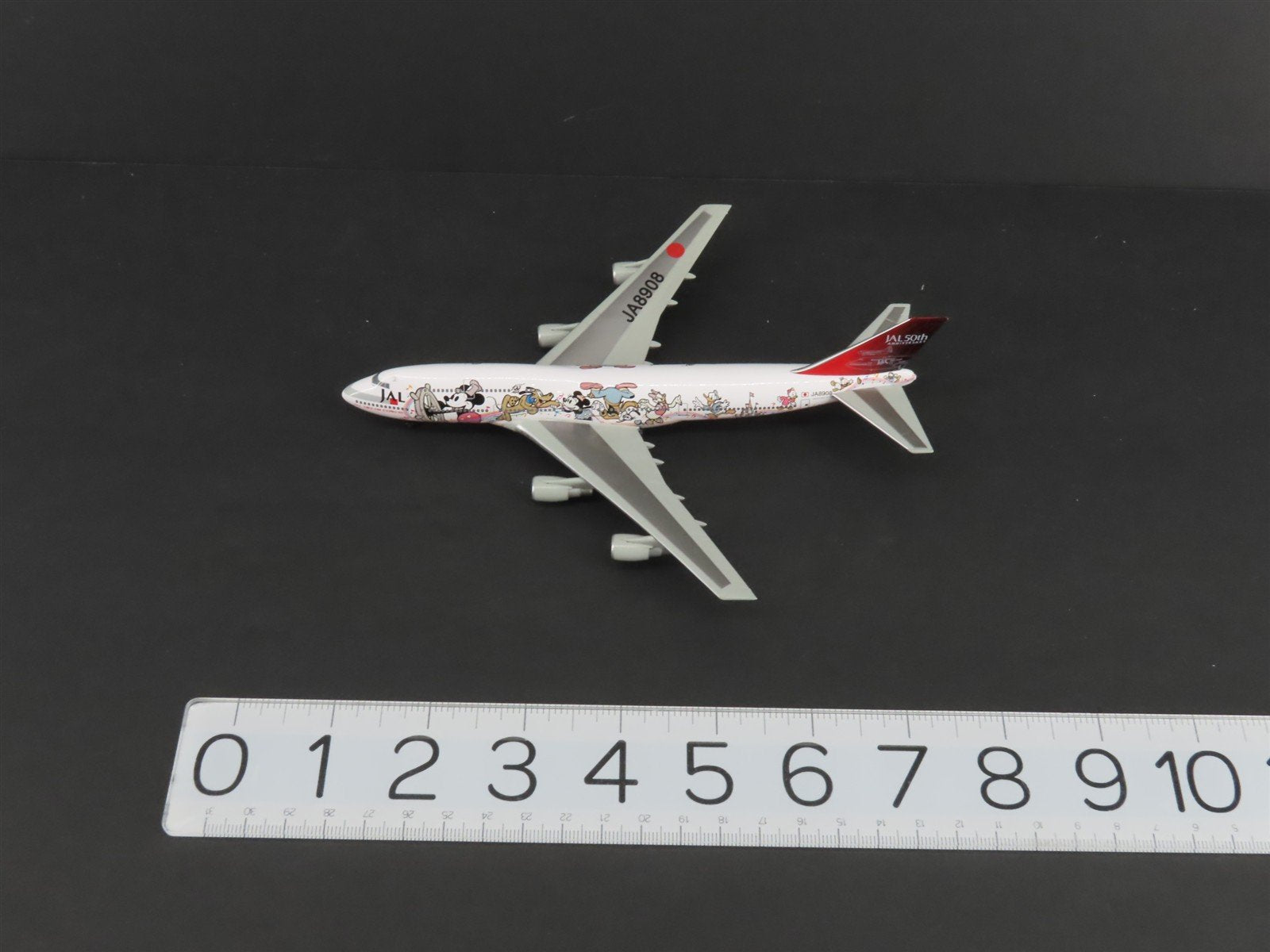 1:400 Scale TOMY Die-Cast JAL Dream Express Boeing 747 Aircraft JA8908 w/ Stand