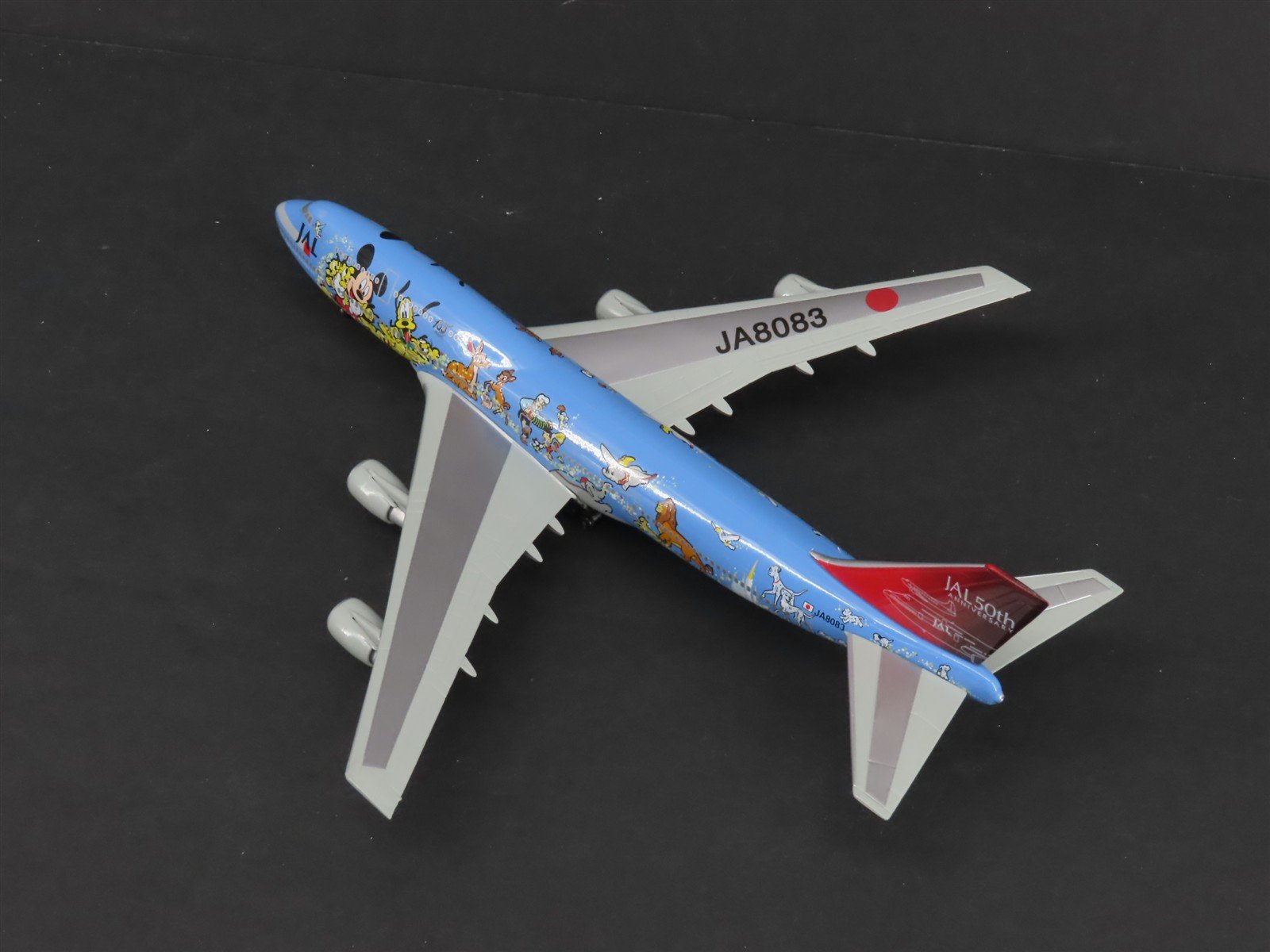 1:400 Scale TOMY Die-Cast JAL Dream Express Boeing 747 Aircraft JA8083 w/ Stand