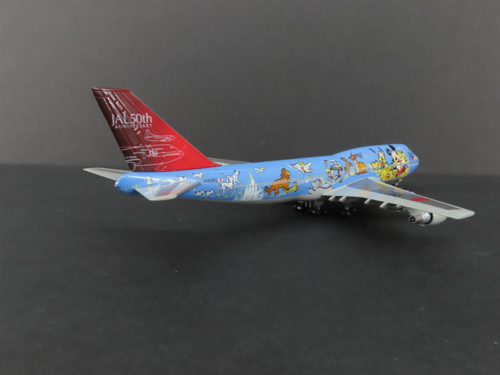 1:400 Scale TOMY Die-Cast JAL Dream Express Boeing 747 Aircraft JA8083 w/ Stand