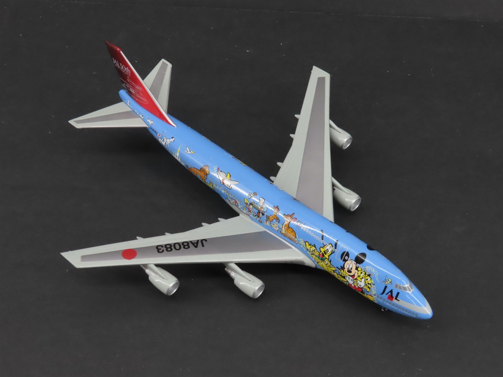 1:400 Scale TOMY Die-Cast JAL Dream Express Boeing 747 Aircraft JA8083 w/ Stand