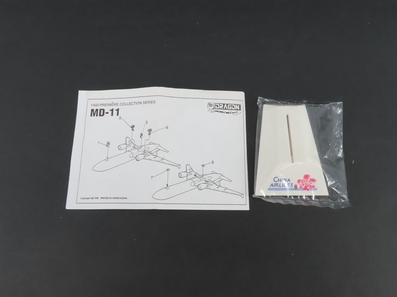 1:400 Airshop Die-Cast China Airlines McDonnell Douglas MD-11 Aircraft N489GX