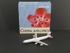 1:400 Scale Airshop Die-Cast China Airlines Airbus A340-300 Aircraft B-18801