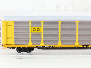 N Scale Micro-Trains MTL 11100040 ETTX C&O Chessie System 89' Auto Rack #802679