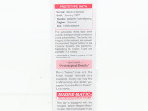 N Scale Micro-Trains MTL 11100040 ETTX C&O Chessie System 89' Auto Rack #802679