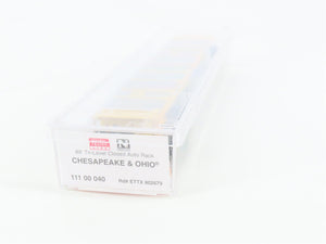 N Scale Micro-Trains MTL 11100040 ETTX C&O Chessie System 89' Auto Rack #802679