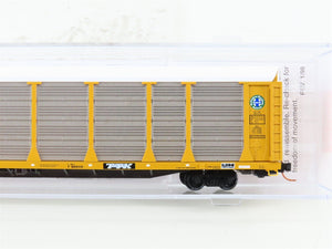 N Micro-Trains MTL 11100101 ETTX BNSF Railway 89' Tri-Level Auto Rack #908400