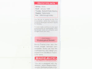 N Micro-Trains MTL 11100101 ETTX BNSF Railway 89' Tri-Level Auto Rack #908400