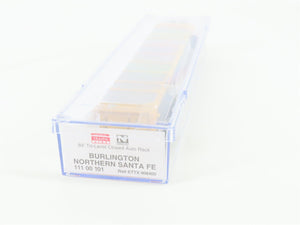 N Micro-Trains MTL 11100101 ETTX BNSF Railway 89' Tri-Level Auto Rack #908400