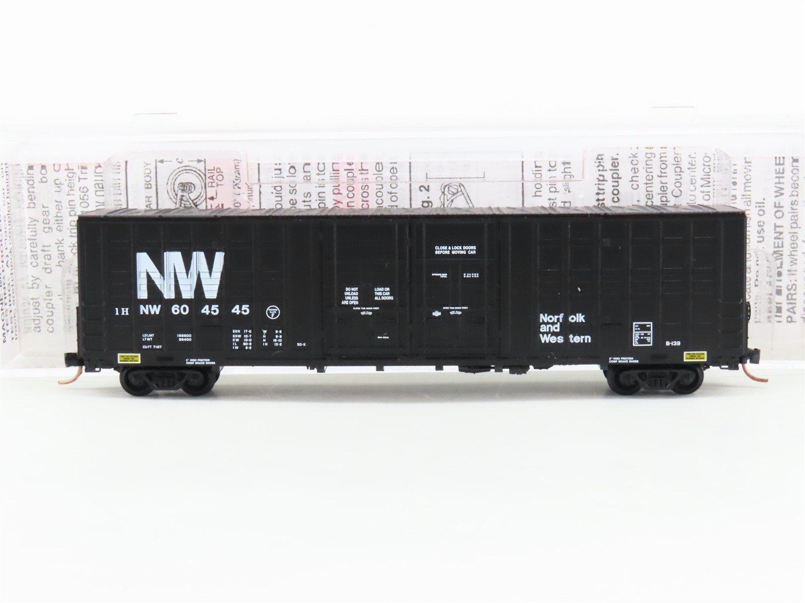 N Scale Micro-Trains MTL 103070 NW Norfolk & Western 60' Box Car #604545