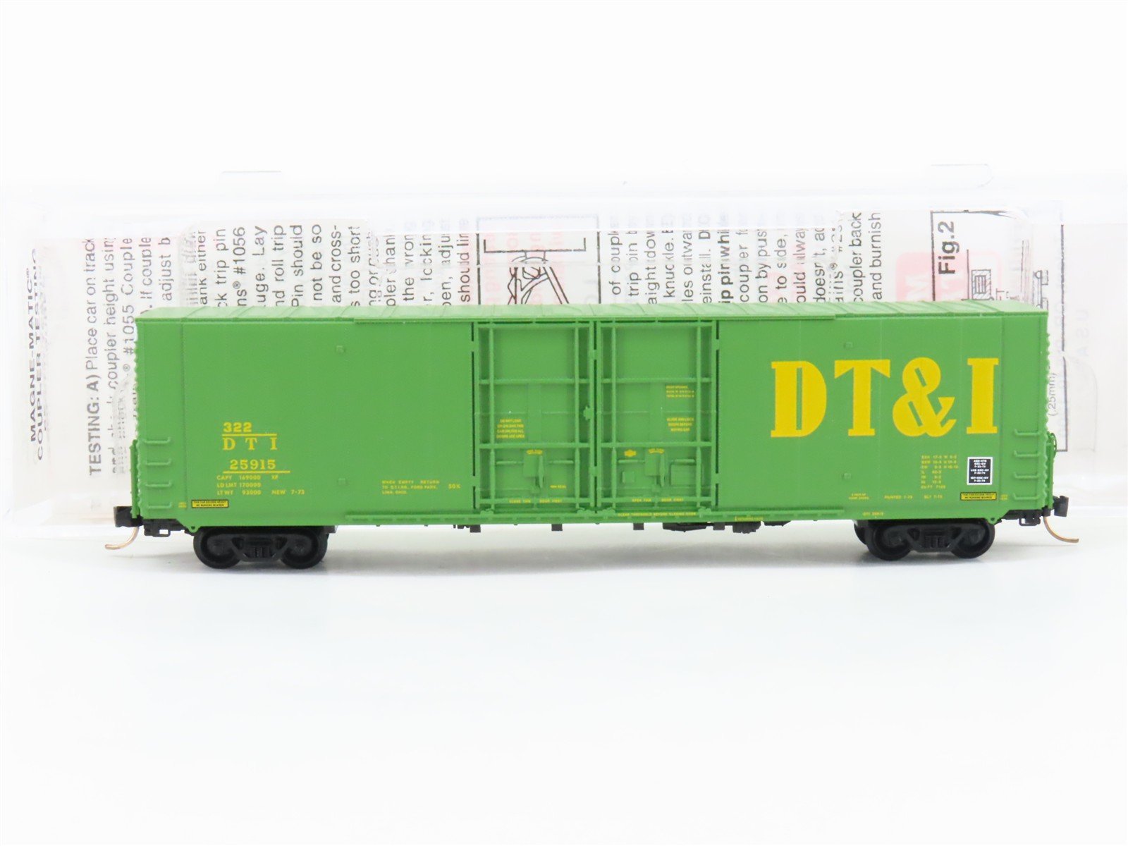 N Scale Micro-Trains MTL 102010 DTI Detroit Toledo & Ironton 60' Box Car #25915