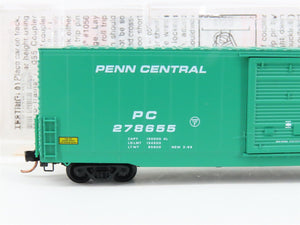 N Scale Micro-Trains MTL 104020 PC Penn Central 60' Single Door Box Car #278655
