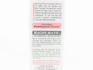 N Scale Micro-Trains MTL 104020 PC Penn Central 60' Single Door Box Car #278655