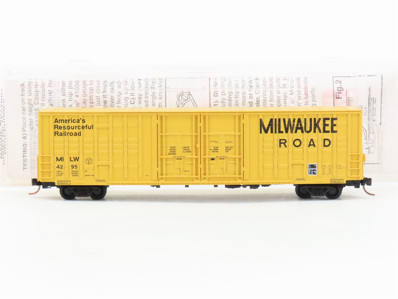 N Scale Micro-Trains MTL 103040 MILW Milwaukee Road 60' Box Car #4295