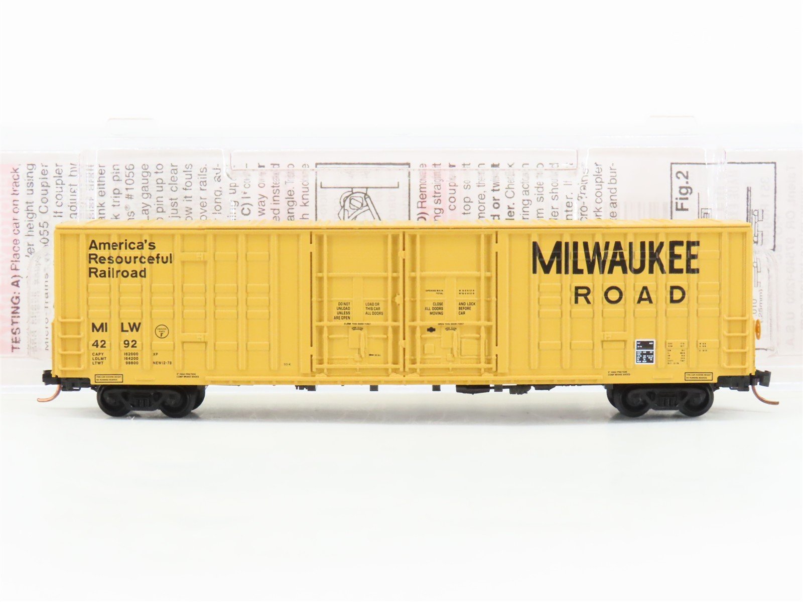 N Scale Micro-Trains MTL 103040 MILW Milwaukee Road 60' Box Car #4292