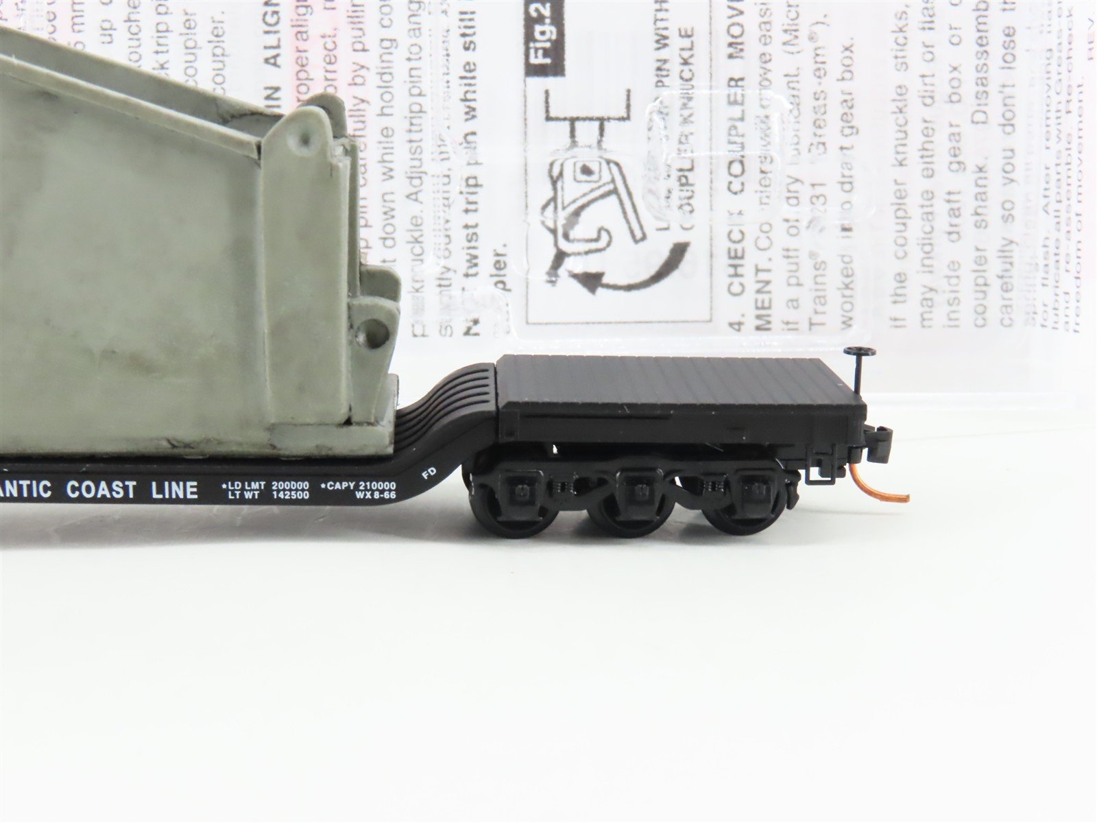 N Micro-Trains MTL 10900260 ACL Atlantic Coast Line Flat Car #79104 w/ Load