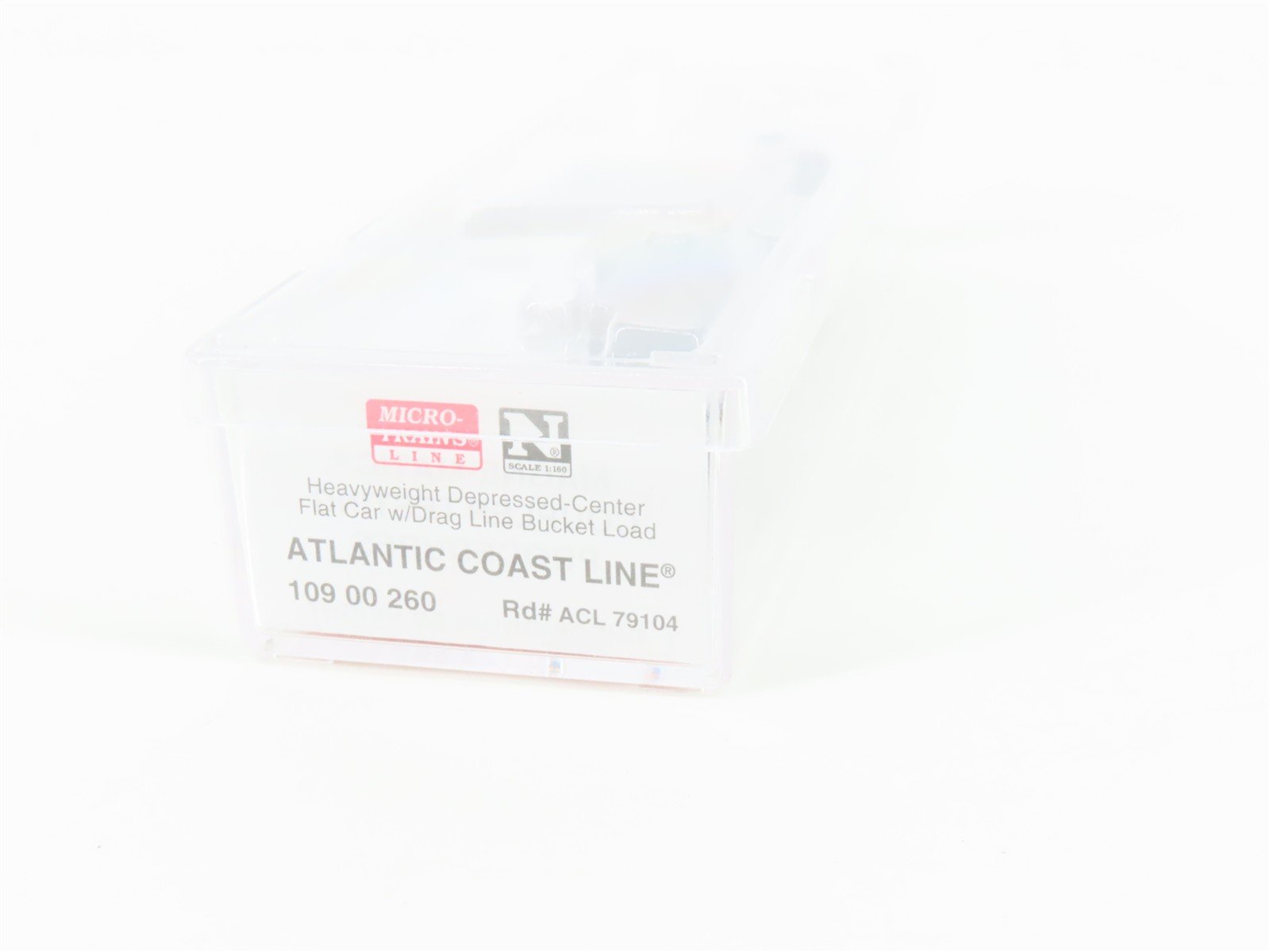 N Micro-Trains MTL 10900260 ACL Atlantic Coast Line Flat Car #79104 w/ Load