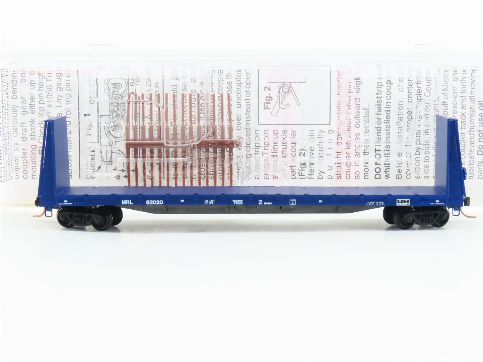 N Scale Micro-Trains MTL 54110 MRL Montana Rail Link 61' 8" Flat Car #62020