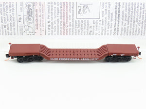 N Micro-Trains MTL 109010 PRR Pennsylvania Depressed Center Flat Car #470011