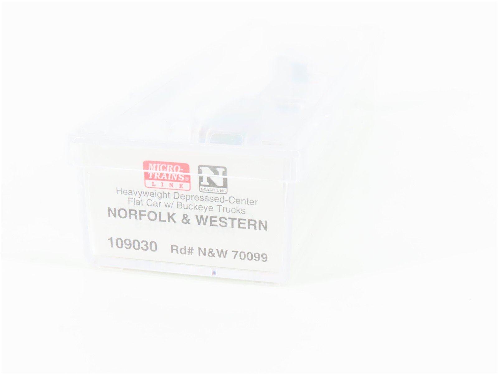 N Micro-Trains MTL 109030 N&W Norfolk & Western Depressed Center Flat Car #70099