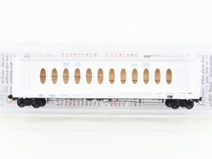 N Micro-Trains MTL 05300520 NOKL Northwestern Oklahoma Flat Car #728102 w/ Load