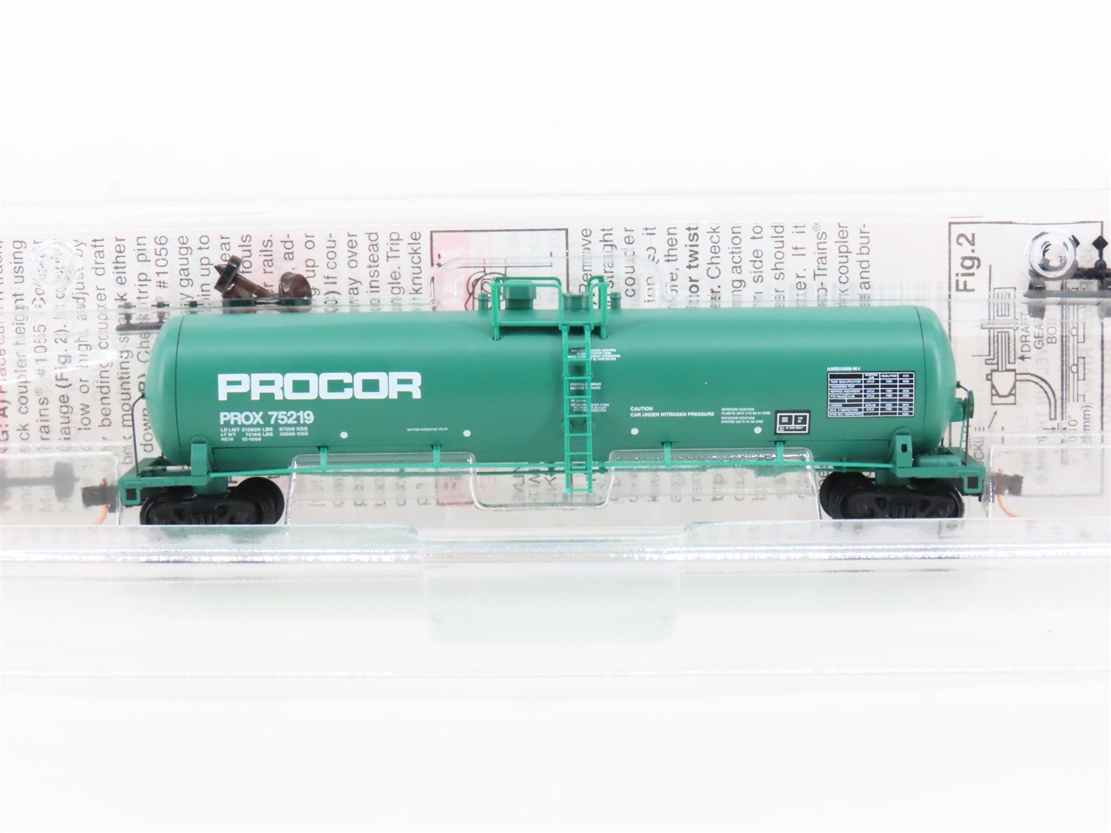 N Scale Micro-Trains MTL 110070 PROX Procor 56' General Service Tank Car #75219