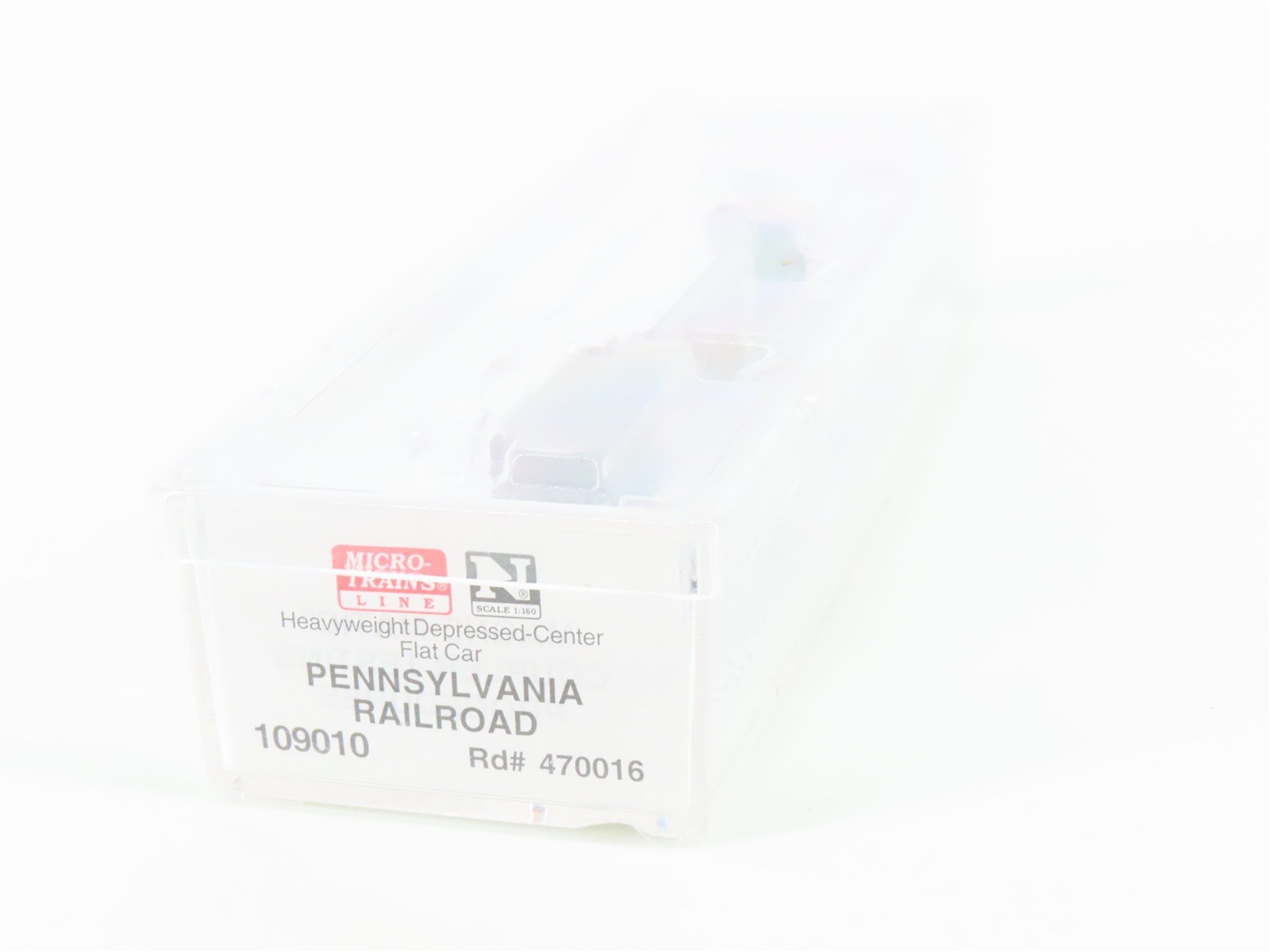 N Micro-Trains MTL 109010 PRR Pennsylvania Depressed Center Flat Car #470016