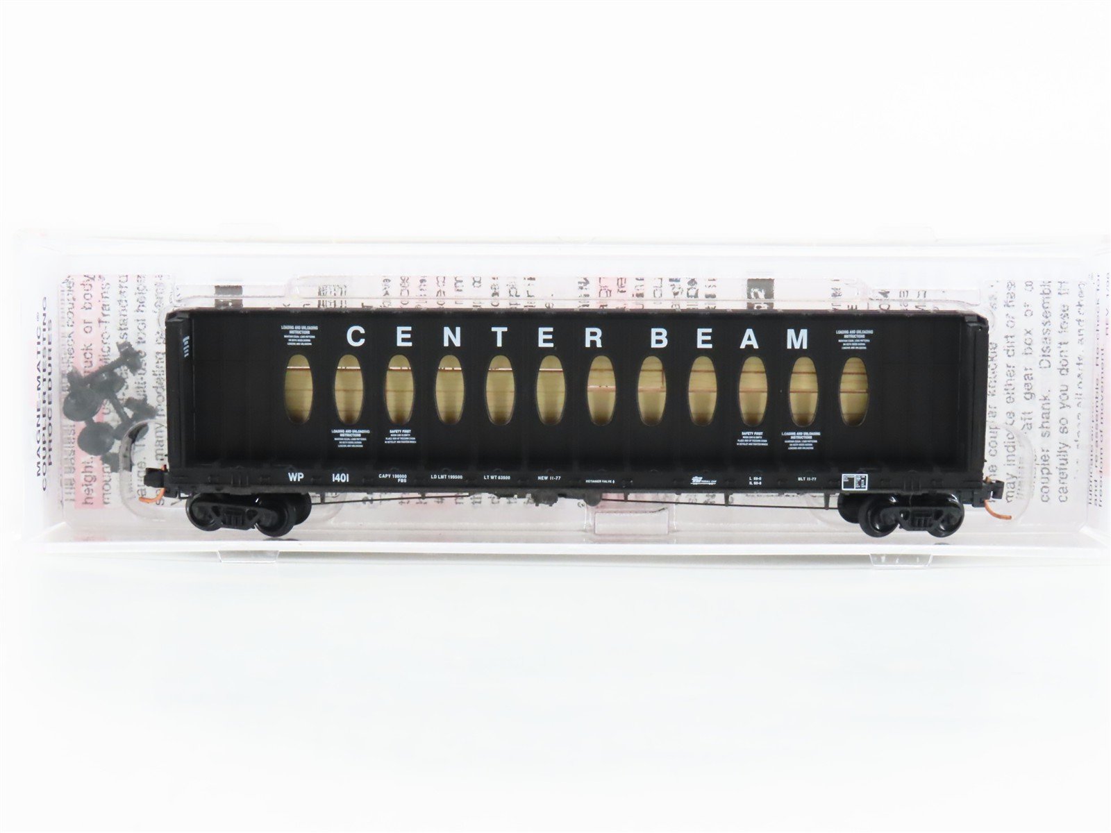 N Scale Micro-Trains MTL 05300061 WP Western Pacific 60' 8" Flat Car #1401