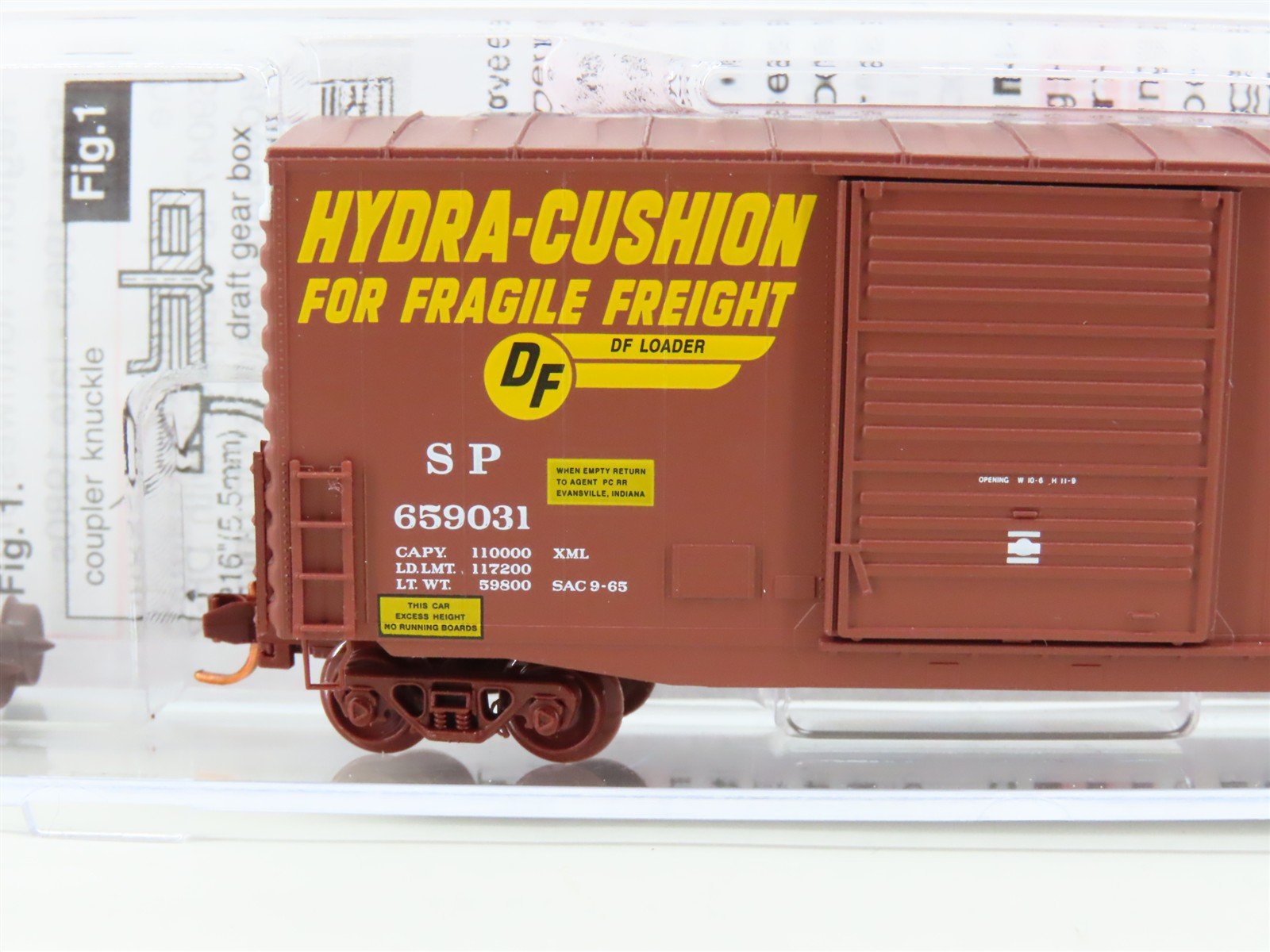 N Scale Micro-Trains MTL 10100060 SP Southern Pacific 40' Box Car #659031