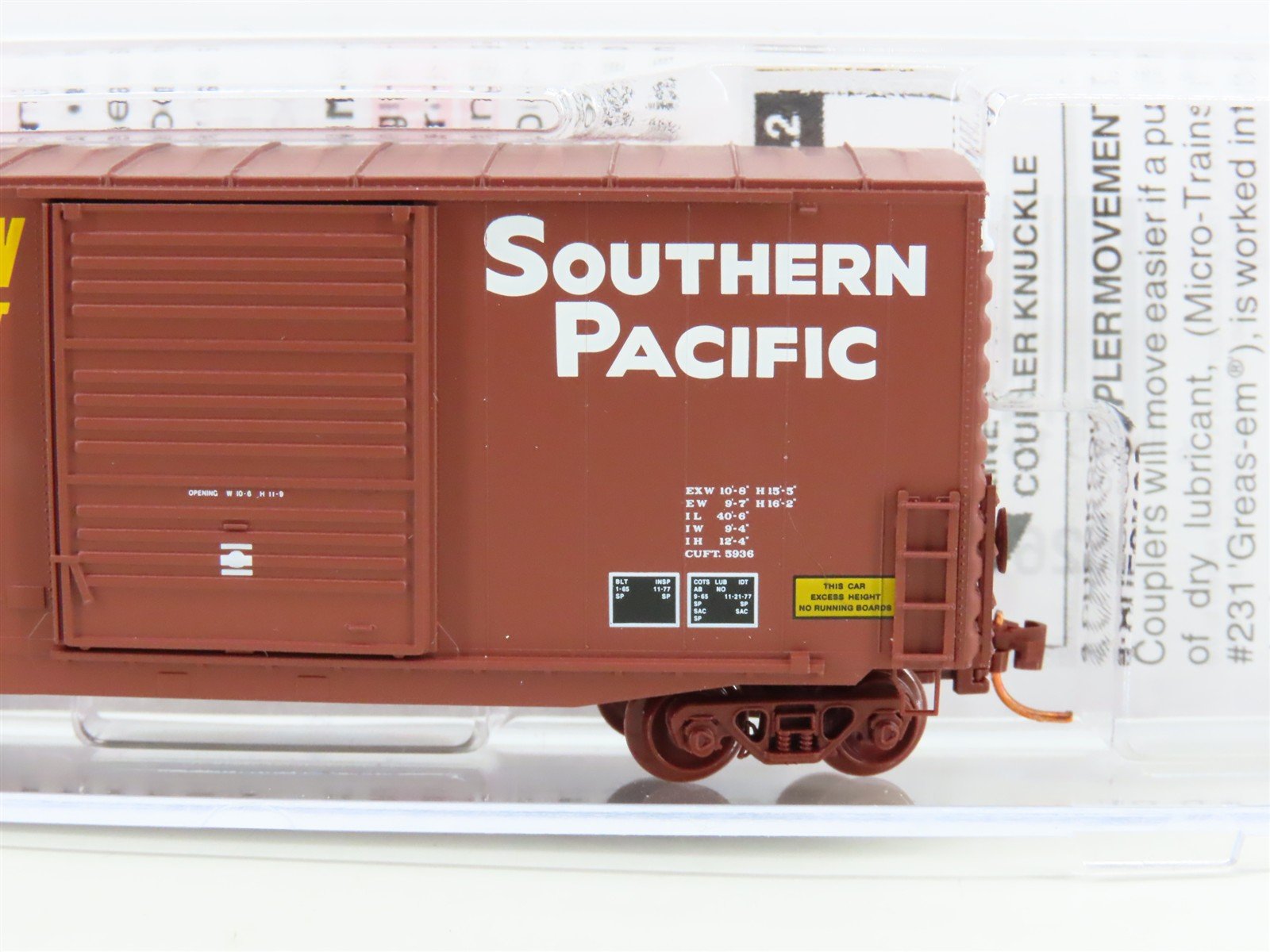 N Scale Micro-Trains MTL 10100060 SP Southern Pacific 40' Box Car #659031