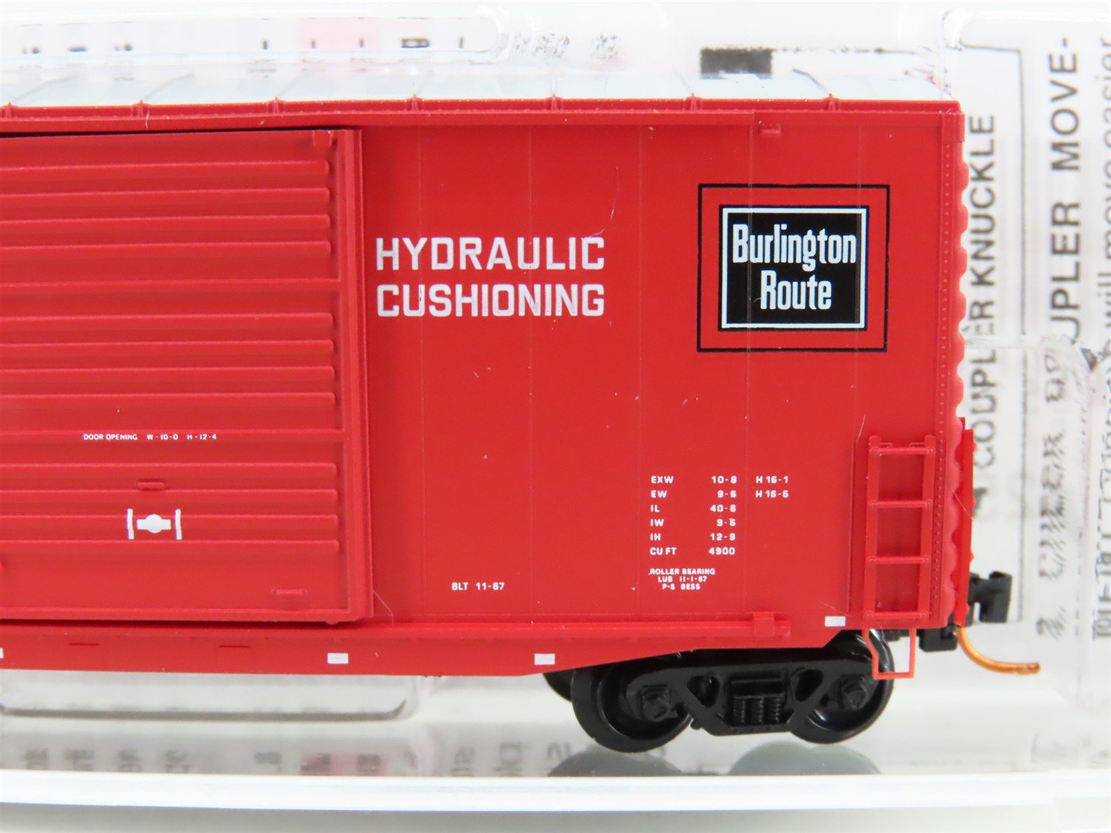 N Scale Micro-Trains MTL 10100080 CB&Q Burlington 40' Single Door Box Car #19864