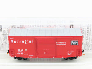 N Scale Micro-Trains MTL 10100080 CB&Q Burlington 40' Single Door Box Car #19864