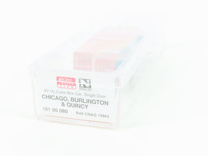 N Scale Micro-Trains MTL 10100080 CB&Q Burlington 40' Single Door Box Car #19864