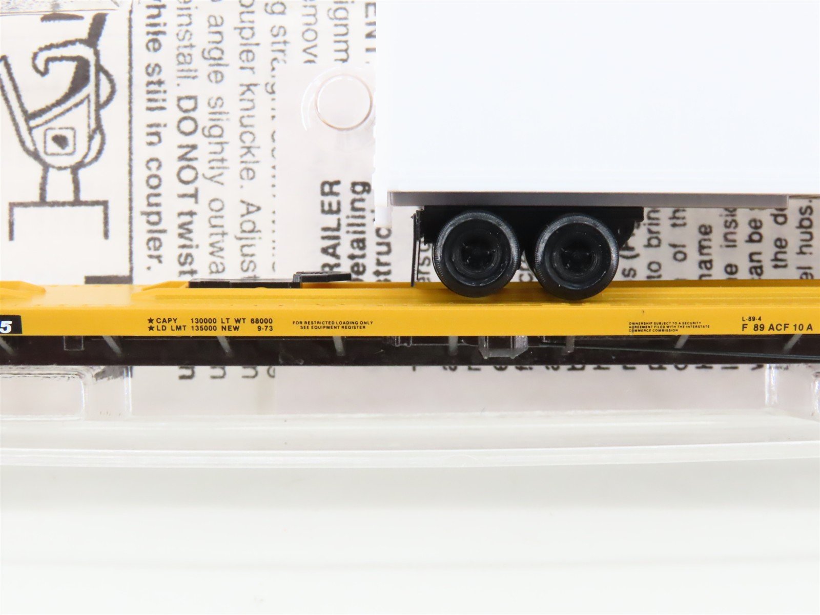 N Micro-Trains MTL 71524 TTX Trailer Train TOFC Flat Car #252705 w/ Trailer
